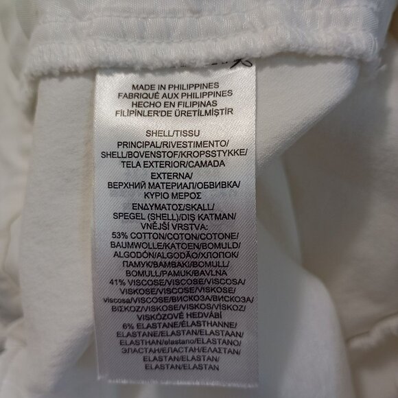 Lauren Ralph Lauren Dress Pants Womens White Size 12P Cotton Blend Professional - Picture 6 of 13